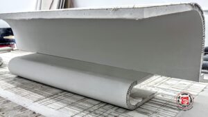 Modern Curved Prefabricated Drywall Shapes in Florida