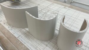 Prefabricated Curved Drywall Shapes in Florida
